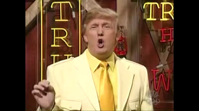 Donald Trump announcing chicken wings