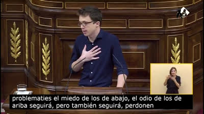 Iñigo Errejón: "Abrieron las terrazas y se acabó la empresa por liberar de España"