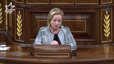 Ana Oramas visiblemente emocionada en su discurso 3 de Junio 2020