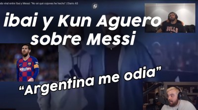 Ibai, Agüero y Messi: "Te voy a salvar las papas"
