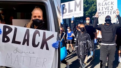 Jennifer López se manifiesta contra el racismo