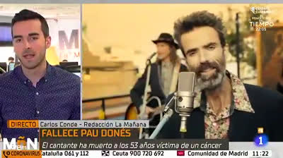 Fallece Pau Donés, cantante de Jarabe de Palo a los 53 años