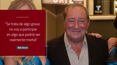 Bob Arum teme por la vida de Mike Tyson