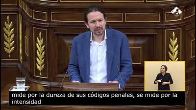 Pablo Iglesias: "No hay libertad si no se llega a fin de mes"