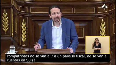 Pablo Iglesias: "Esos 462 euros no van a ir a cuentas en Suiza"