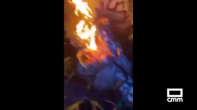 Estatua de Colón derribada en Richmond, Virginia