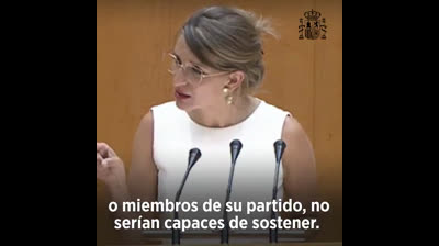Yolanda Díaz sobre la Reforma Laboral del PP