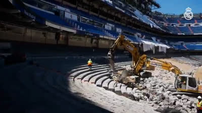 Así avanzan las obras en el Santiago Bernabéu