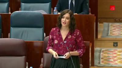 Isabel Díaz Ayuso usa la eutanasia para atacar a Unidas Podemos