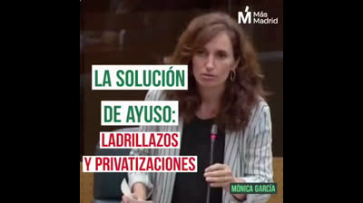 Mónica García: "A ustedes solo les queda abrir los sobres de la citación judicial"