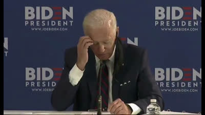 Joe Biden: "The rapidly rising uh um uh uh uh um I don't know"