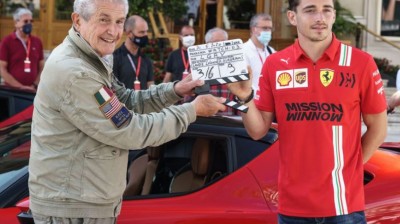 Charles Leclerc, actor for a day