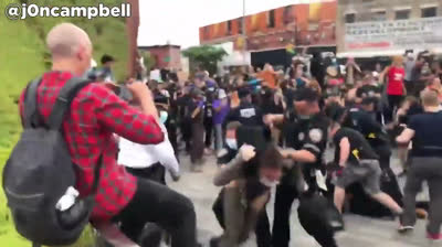 Police Vs Protesters - George Floyd Death - Compilation 1