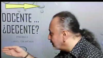 MIJO...POR AHÍ NO !!! DOCENTE...¿DECENTE? E 5