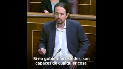 Pablo Iglesias critica las maniobras del PP en Europa