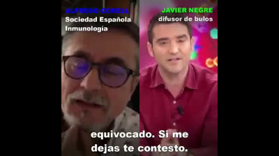 Inmunólogo destroza a Javier Negre