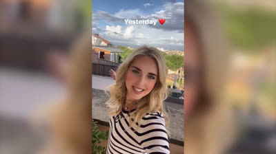 Chiara Ferragni viaja al Lazio y visita el Vaticano y la Torreta Vecchia