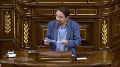 Pablo Iglesias: "Buena parte de las residencias de ancianos están en manos de corruptos y fondos buitres"