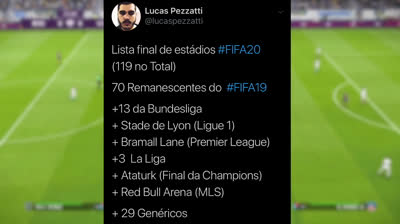 New stadiums in FIFA 20