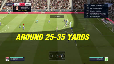 Free-kick in FIFA 20