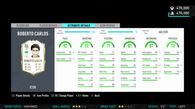 Roberto Carlos (86) in FUT 20 - Review