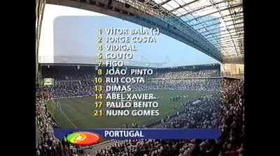 Inglaterra vs Portugal - Eurocopa 2000 - Grupo A