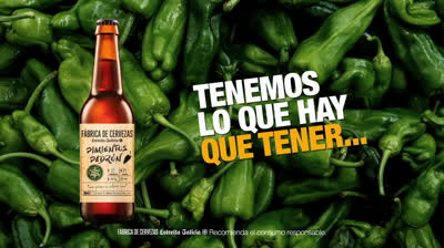 Beer special edition Peppers from Padron