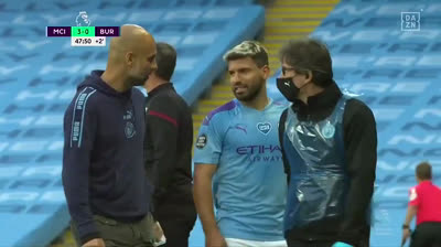 El Kun Agüero lesionado | Vídeo de la lesión