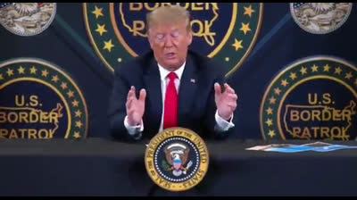 President Trump: "Democrats want open borders and they don't want walls."