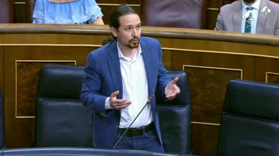 Pablo Iglesias responde a Edmundo Bal sobre políticas sociales del Gobierno