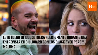 J Balvin se burla de Shakira en una entrevista y los usuarios de Twitter explotan