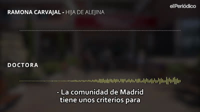 Llamada doctora a familiar de una anciana en un residencia