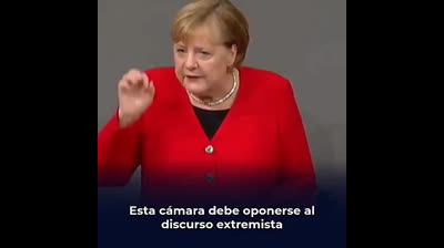 Angela Merkel sobre la libertad de expresión y sus límites