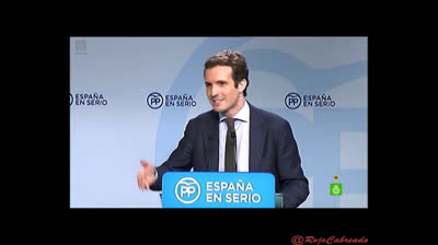 Pablo Casado: "La corrupción es nuestra seña de identidad"