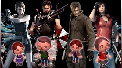 Resident Evil recreated in Animal Crossing