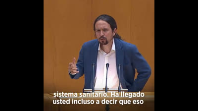 Pablo Iglesias a VOX:  "Prefiero que sigan insultando y mintiendo"