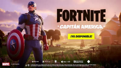Captain America arrives at Fortnite Battle Royale