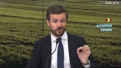 Pablo Casado: "En el campo no hay esclavitud ni infraempleo"