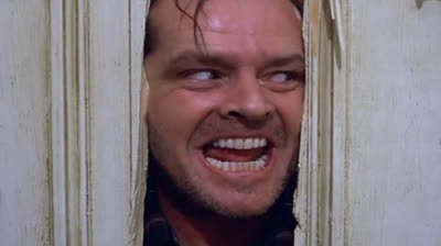 El Resplandor | Escena del hacha | Aquí está Jack