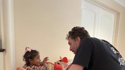 Pau Gasol pasó su cumpleaños con la familia de Kobe Bryant