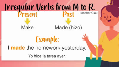 Verbos irregulares de la M a la R