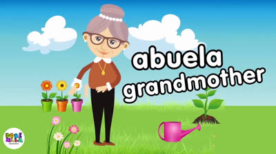 We sing the colors in English