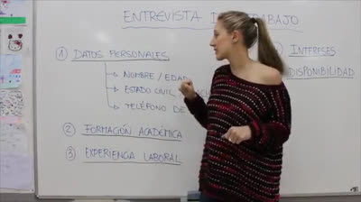 Español para una entrevista de trabajo