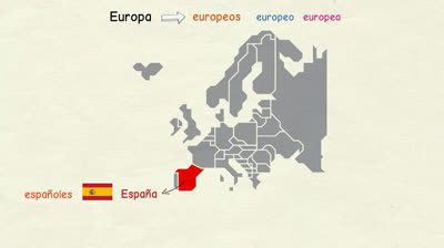 Los países del mundo en castellano