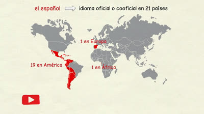 Los países de Sudamérica en castellano