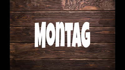 Days of the week | Learning German