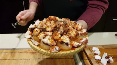 Octopus. Galician style