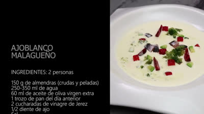 Ajoblanco andaluz. Receta