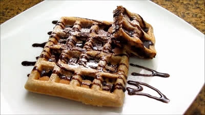 Homemade waffles