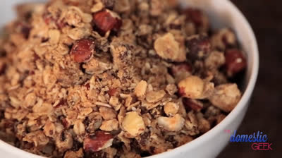 Granola in 3 different ways.